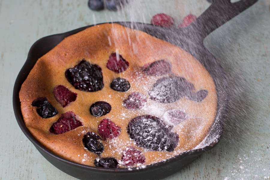 Oven Baked Berry Pancake