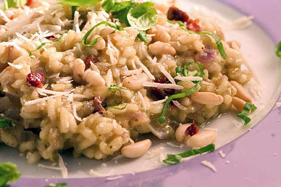 Pinienkern-Risotto