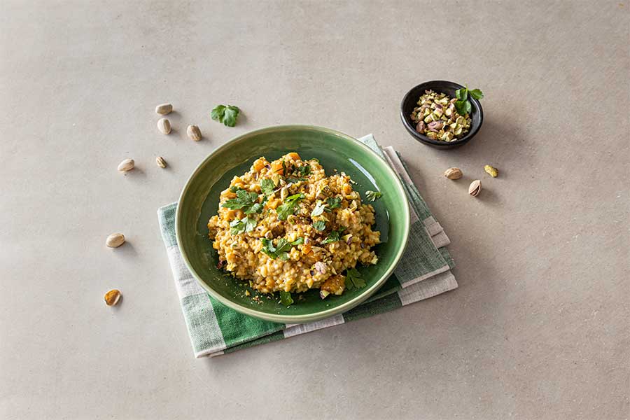 16.03.2025: Pistazien Kürbis Risotto