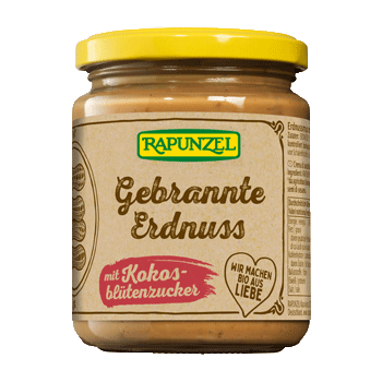 Rapunzle Gebrannte Erdnuss mit Kokosbluetenzucker