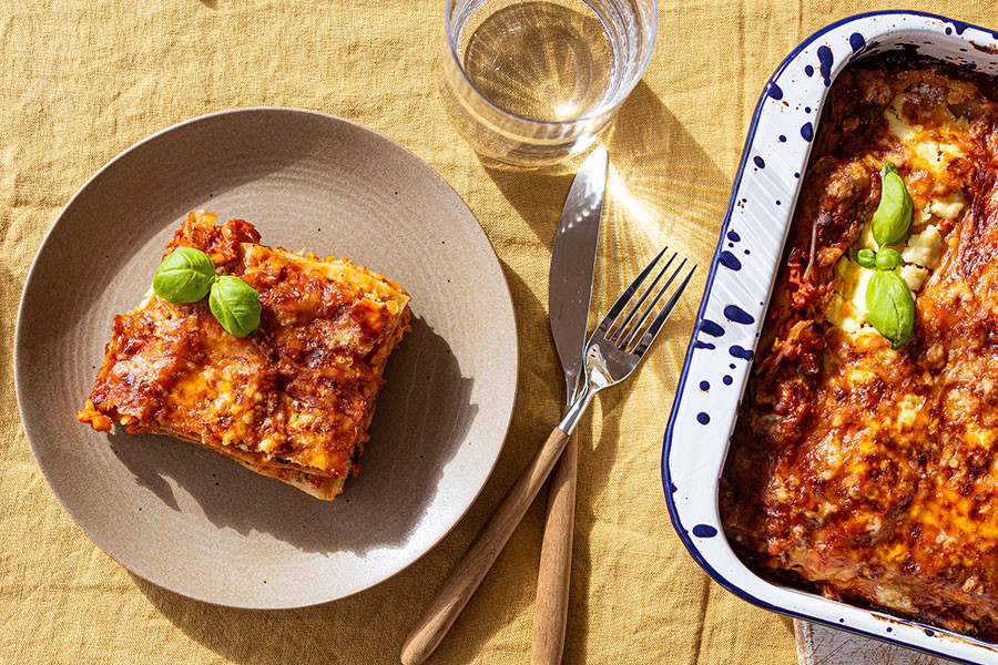 Linsenlasagne