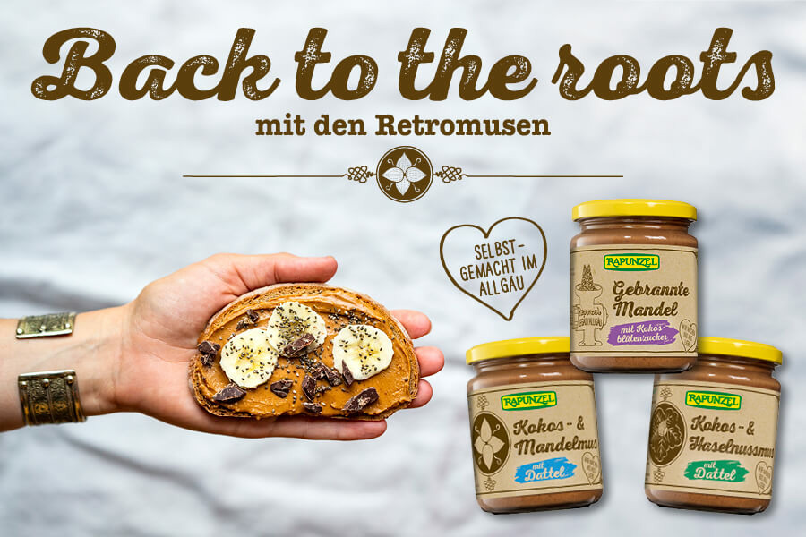 Back to the Roots mit Retro-Nussmusen von Rapunzel
