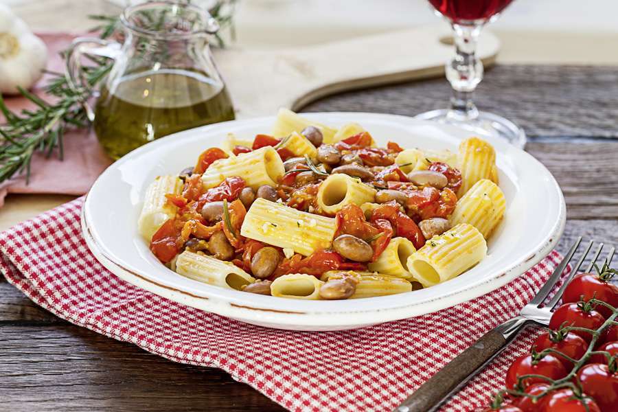 Rezepte mit Rigatoni Semola