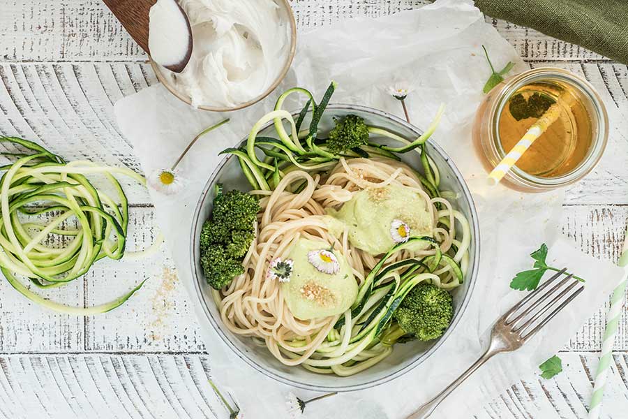 Spaghetti mit Zucchini