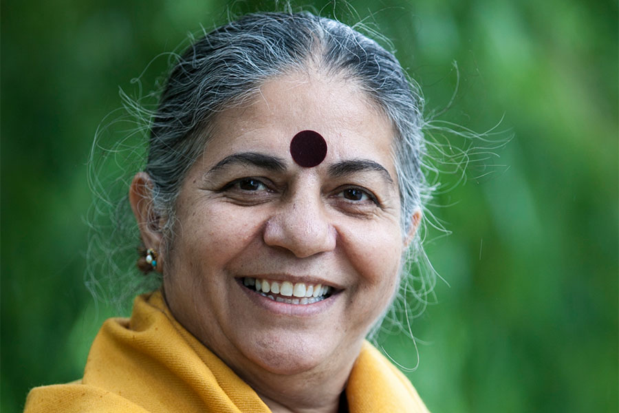 Vandana Shiva apelliert dafür Frieden mit der Erde zu schließen Vandana Shiva apelliert dafür Frieden mit der Erde zu schließen