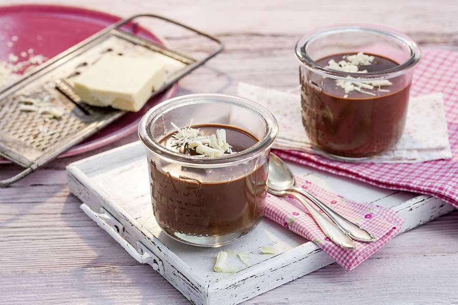 Schokoladen-Nuss-Pudding