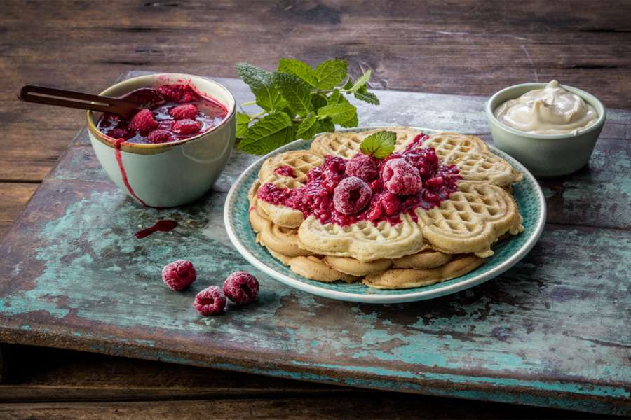 Vegane Winter-Waffeln