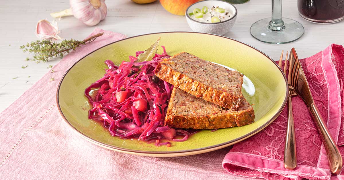 Nussbraten | herzhaft &amp; würzig perfekt für Vegetarier