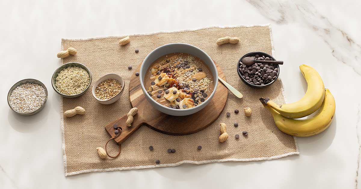 Schoko Smoothie-Bowl | schokoladig &amp; nahrhaft genießen