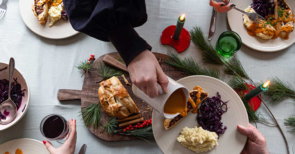 Veganer Weihnachtsbraten | festlich &amp; herzhaft genießen