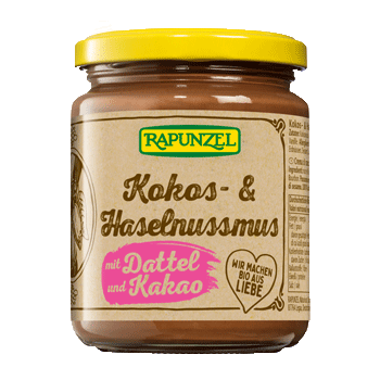 Rapunzel Kakao Haselnussmus mit Dattel