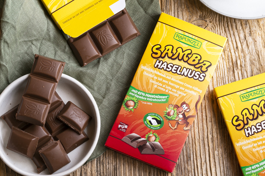 Neuprodukt im September: Samba Haselnuss Schokolade Neuprodukt im September: Samba Haselnuss Schokolade