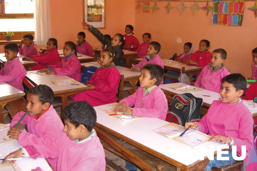 Pupils of the sekem school