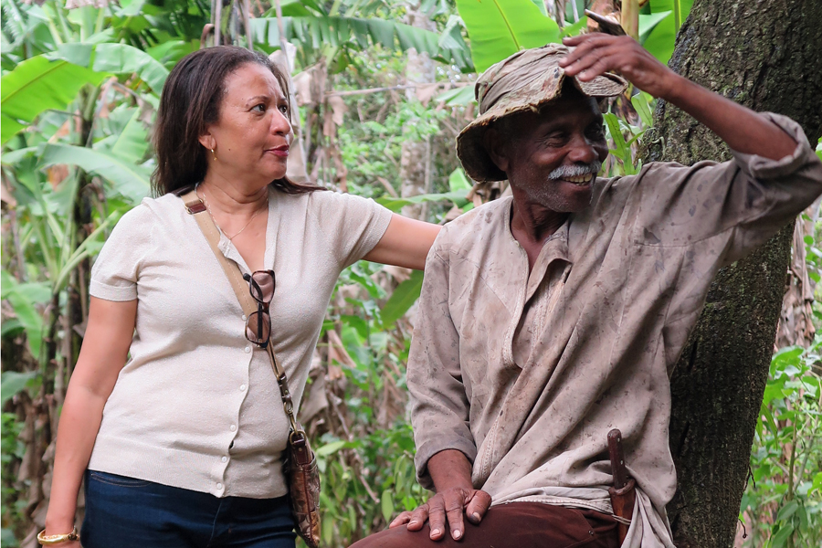 A strong woman: Vaniacom entrepreneur Sitti Chihabiddine is highly esteemed by the vanilla farmers