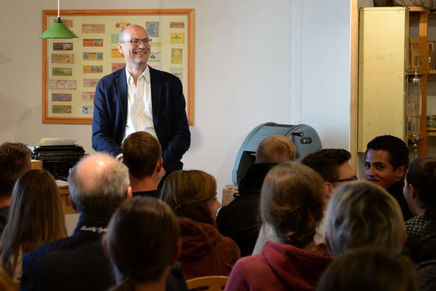 Im Rapunzel Museum diskutierte Valentin Thurn nach dem Film Im Rapunzel Museum diskutierte Valentin Thurn nach dem Film