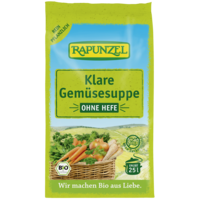 1200520 Klare Gemüsesuppe, ohne Hefe