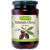 Olives Kalamata violet, with pit in brine
