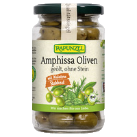 Amphissa olives with herbs, pitted, oiled