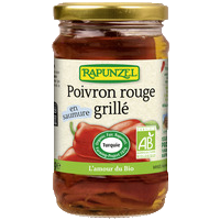 Poivrons rouges grillés en saumure