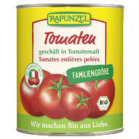 Tomates pelées entières, en conserve