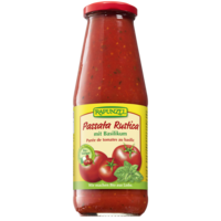 Passata Rustica mit Basilikum