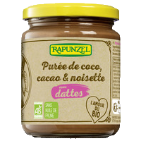 Purée de coco, cacao & noisette avec dattes