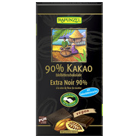 Bitterschokolade 90% Kakao mit Kokosblütenzucker HAND IN HAND
