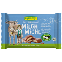 Milk chocolate Milch Michl with milk filling HAND IN HAND