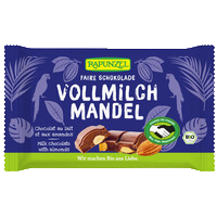 Vollmilch Schokolade mit ganzen Mandeln HAND IN HAND