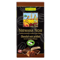 Nirwana Noir 55% Kakao mit dunkler Praliné-Füllung HAND IN HAND