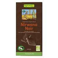 Nirwana Noir 55% - Chocolat noir fourré praliné HAND IN HAND