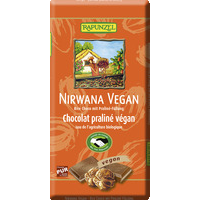 Nirwana Vegan Schokolade mit Praliné-Füllung HAND IN HAND