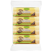 Choco Sesamini, barre croquante sésame - chocolat noir