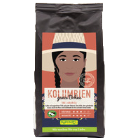 Heldenkaffee Kolumbien, ganze Bohne HAND IN HAND