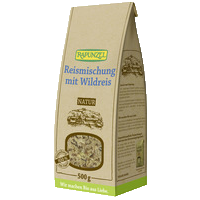 Rice combination with wild rice, wholemeal