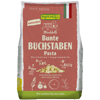 Buchstaben Suppennudeln Semola bunt