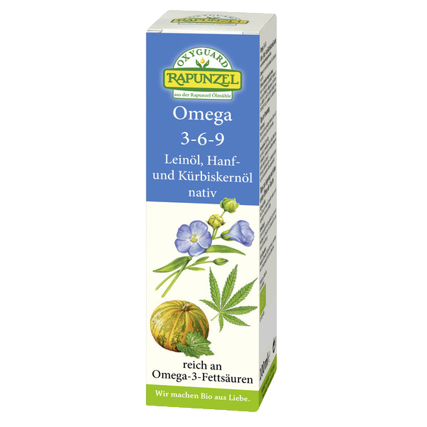 Bio-Product: OXYGUARD® Omega 3-6-9 oil virgin - Rapunzel Naturkost
