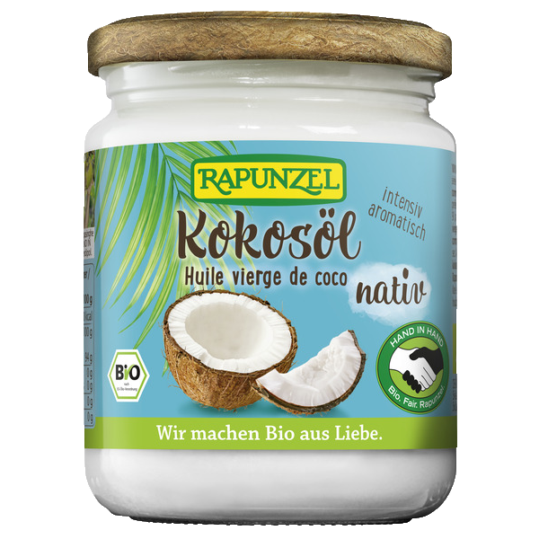 Produit bio: Huile de coco désodorisée HAND IN HAND - Rapunzel Naturkost